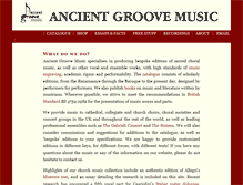 Tablet Screenshot of ancientgroove.co.uk